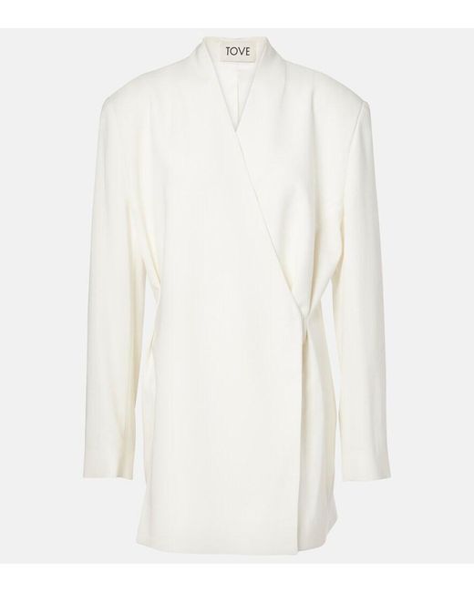 TOVE White Aldera Blazer