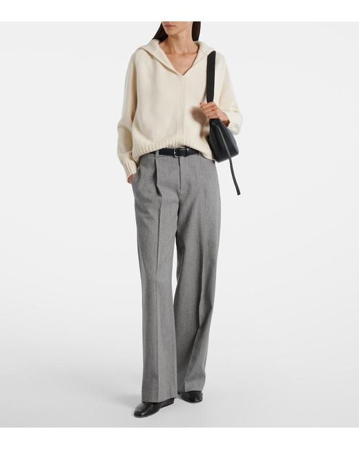 Plan C Natural Wool And Cashmere Sweater