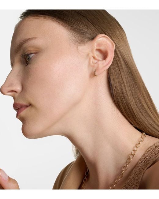 Boucles D'Oreilles En Or 10 Ct Et Diamants STONE AND STRAND en coloris Metallic