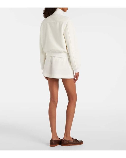 Valentino White Jacke Aus Jersey