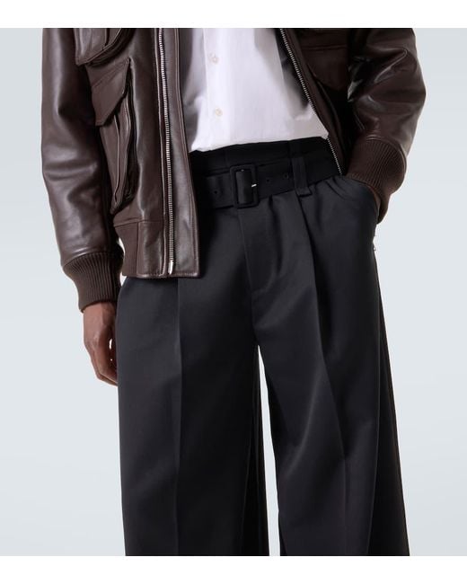 Simone Rocha Weite High-Rise-Hose in Black für Herren