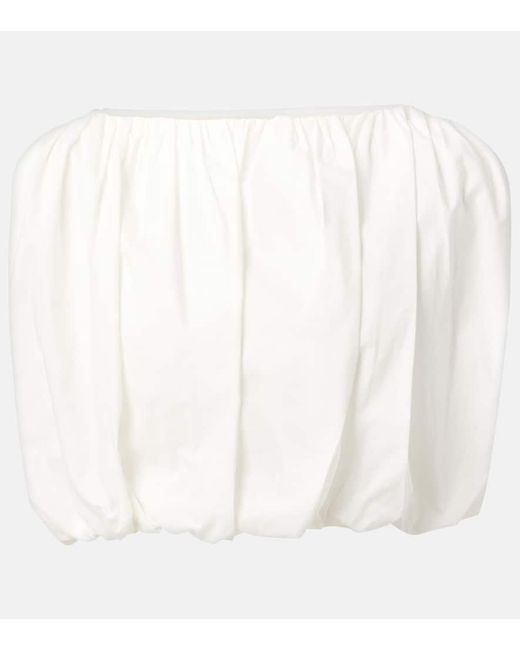 Adriana Degreas White Cropped-Top Inamorata