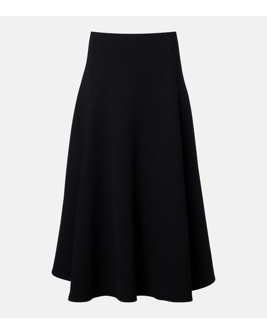 Jacquemus Black Triangle Midi Skirt
