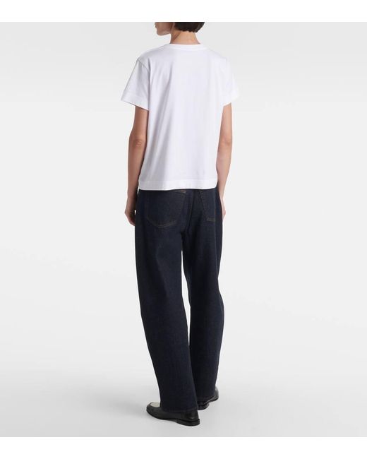 Givenchy White T-Shirt Aus Baumwoll-Jersey