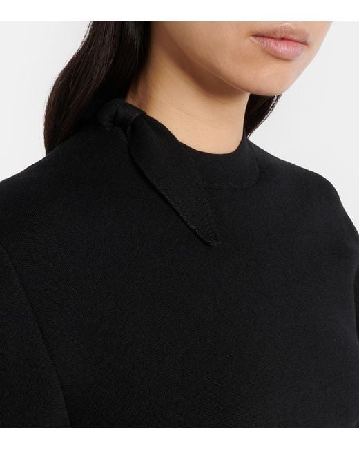 Givenchy Blue Bow-Detail Sweater