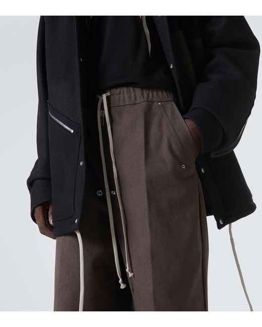 Pantalones Anchos Bela De Algodon Rick Owens de hombre de color Brown