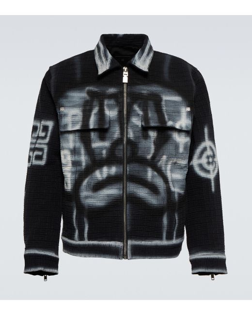 Givenchy X Chito Tag-effect 4g Denim Jacket in Black for Men | Lyst Canada