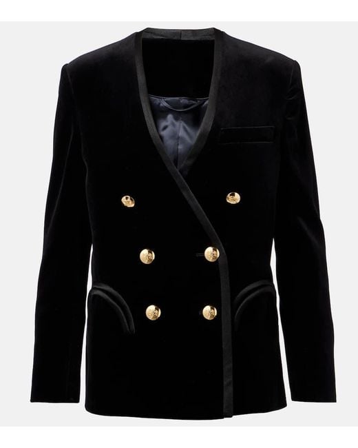 Blazé Milano Black Jealousy Sunset Velvet Blazer
