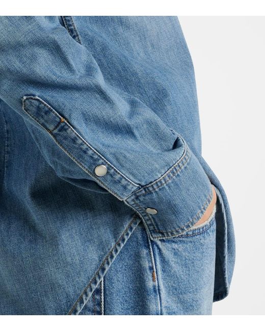 Stella McCartney Blue Denim Shirt
