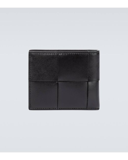 Bottega Veneta Brieftasche 0,4 Männer Leder schwarz in Black für Herren
