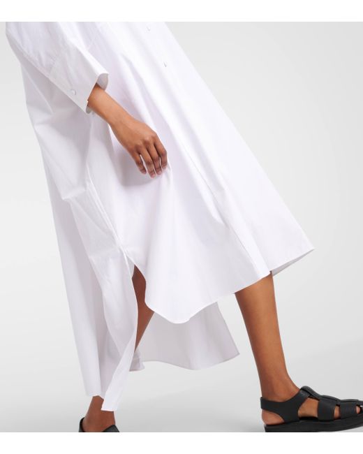Robe chemise Dania en coton Joseph en coloris White