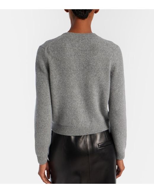 Khaite Gray Leta Cashmere Sweater
