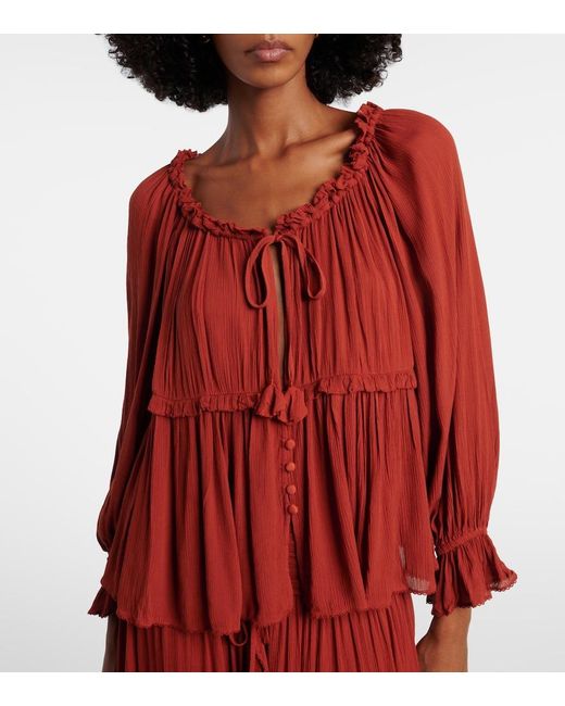 Poupette Red Moon Top