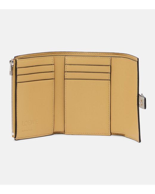 Loewe Gray Leather Wallet