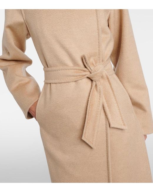 Max Mara Natural Riccio Camel Hair Coat