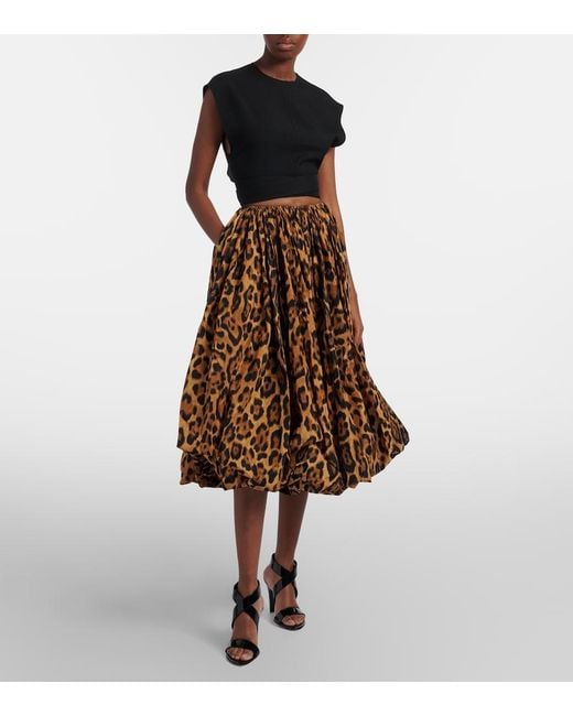 Alaïa Black Belted Wool Top