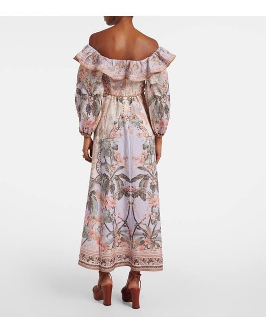 Vestido de Wylie Midi Zimmermann de color Multicolor