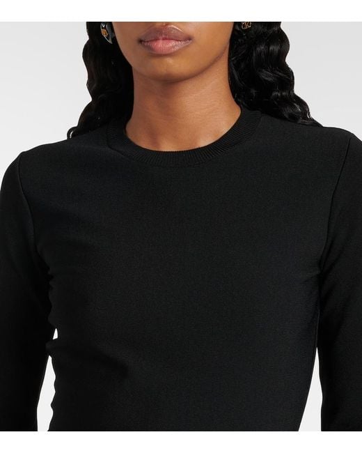 Valentino Black Knitted Minidress