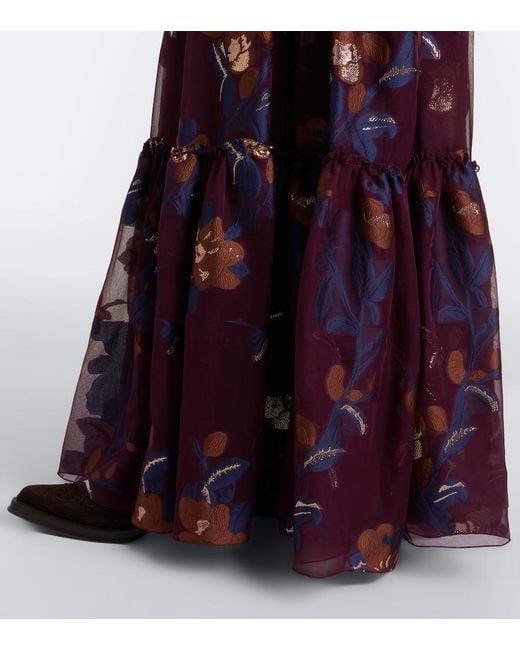 Gonna Lunga di Etro in Purple