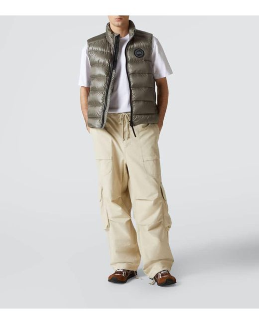 Canada Goose Label Daunenweste Crofton in Gray für Herren
