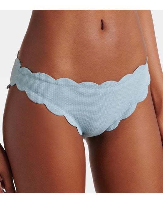 Marysia Swim Blue Palm Springs Bikini Top