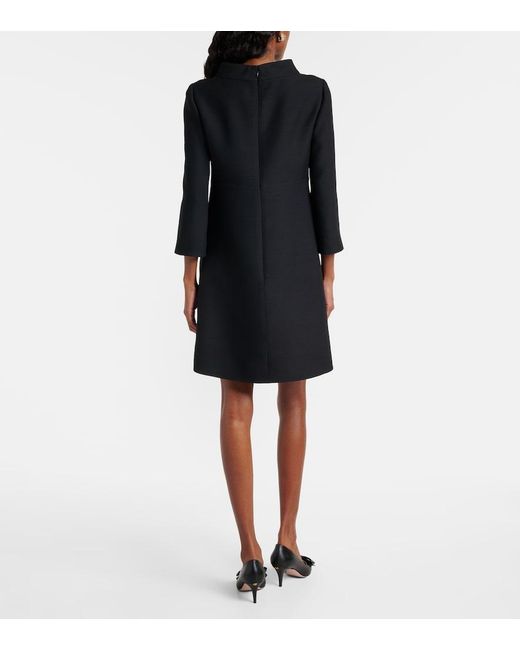 Valentino Black Crepe Couture Minidress