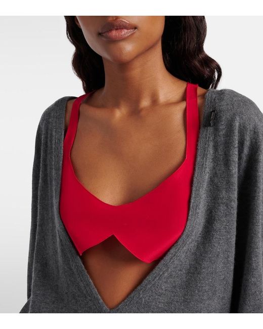 Prada Gray Cashmere Sweater