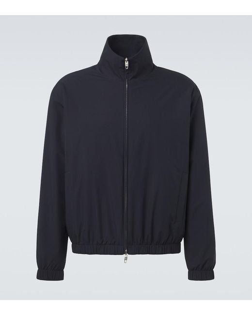 Umit Benan Blue Phil Reversible Silk Jacket for men