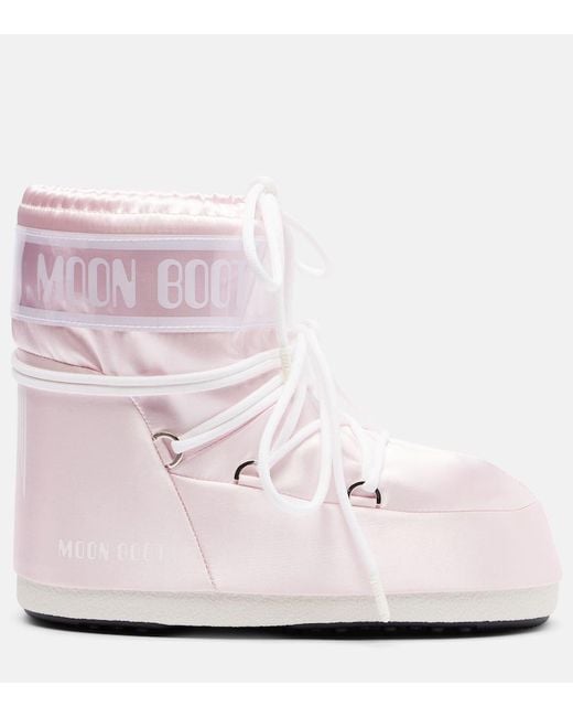 Moon Boot Pink Icon Low Snow Boots