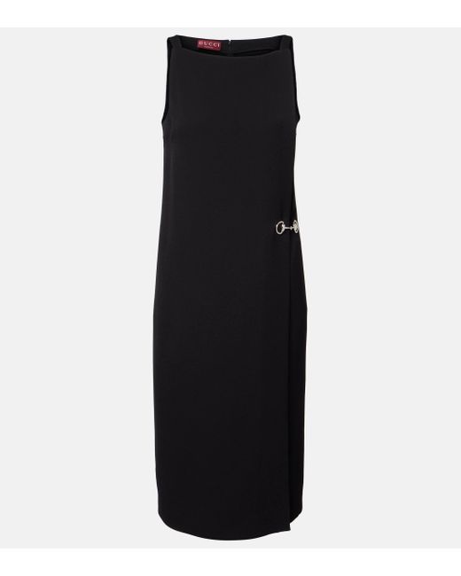 Gucci Black Midi Dress