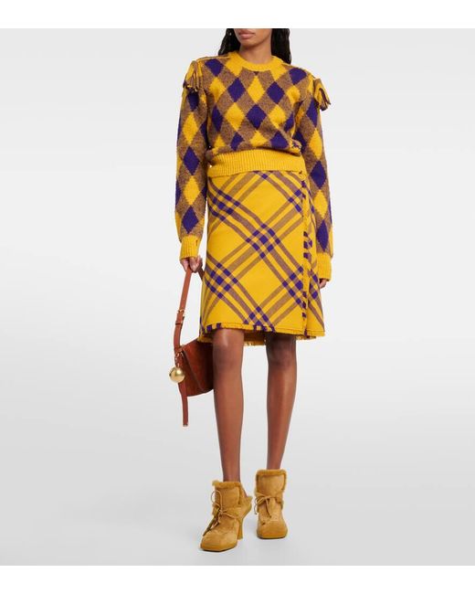 Pullover Argyle di Burberry in Multicolor