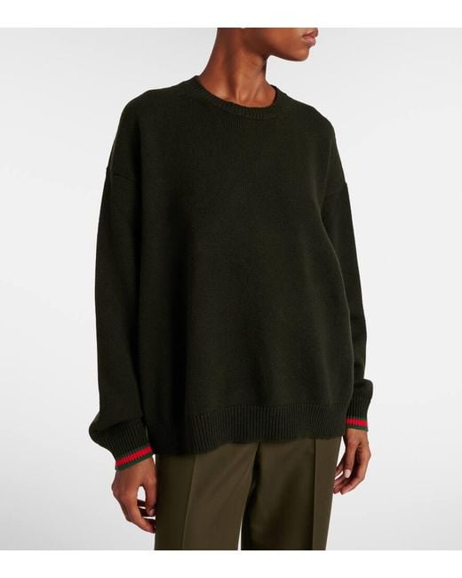 Gucci Black Wool And Cashmere Sweater
