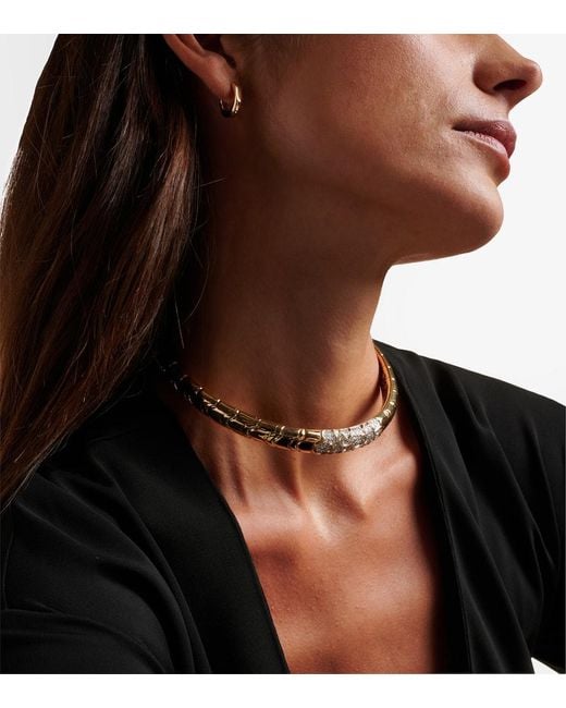 Marina B Metallic Choker Onda Aus 18Kt Gelbgold Mit Diamanten