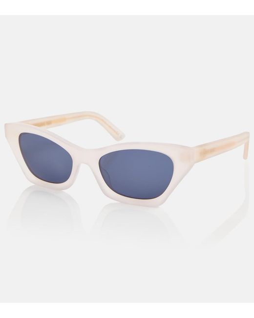 Dior Blue Diormidnight B1I Cat-Eye Sunglasses