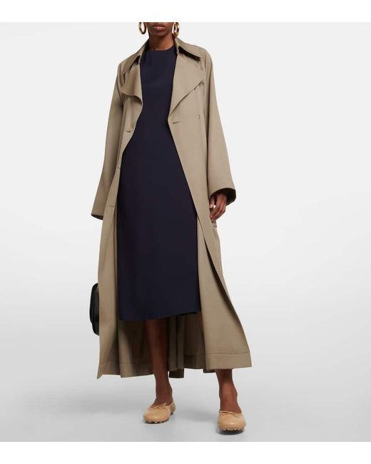 Tod's Brown Bubble Leather Ballet Flats