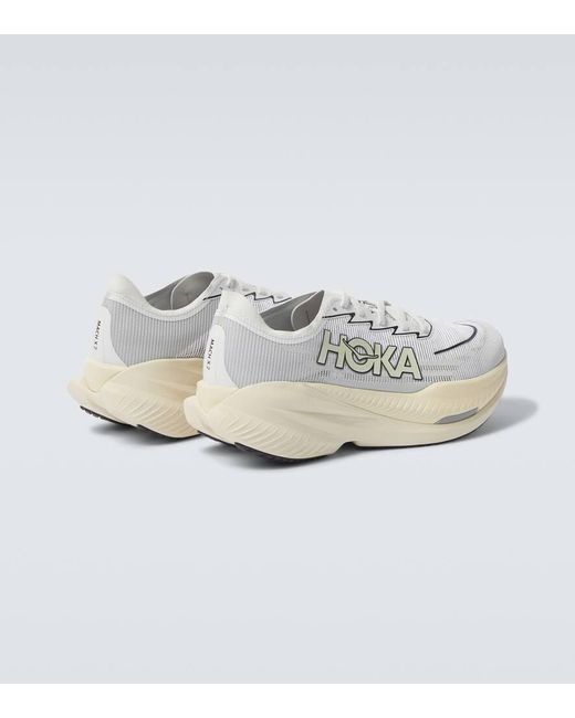 Hoka One One White Mach X 2 Sneakers for men