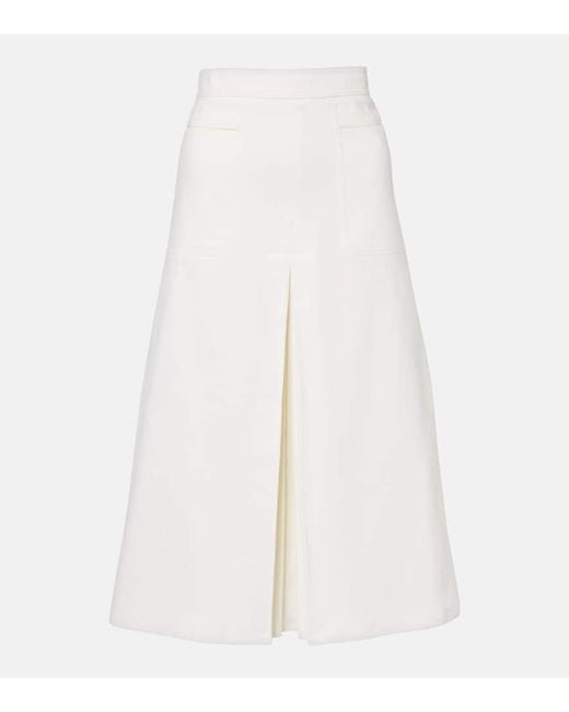 Max Mara White Midirock Renoir Aus Baumwolle