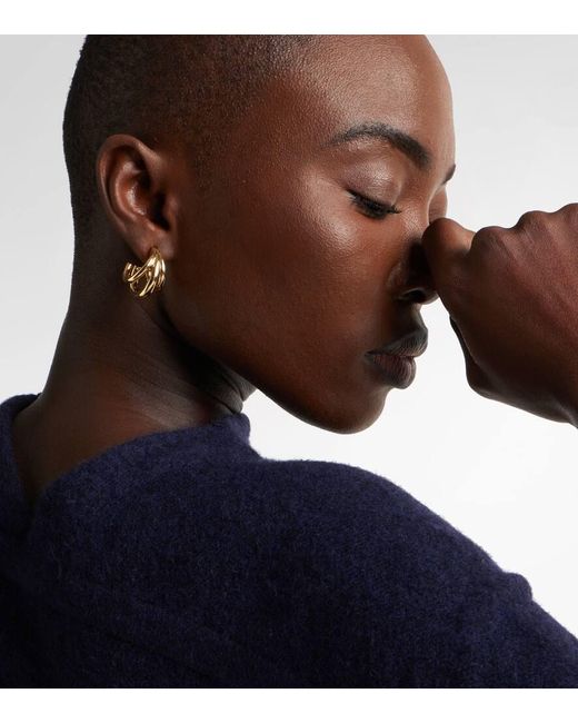 Jennifer Fisher Metallic Ohrringe Triple Micro, 10Kt Vergoldet