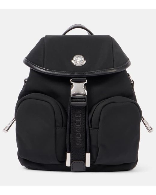 Borsa A Tracolla Trick Mini Con Pelle di Moncler in Black