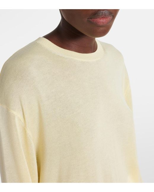 Pullover Oversize di Totême in Yellow