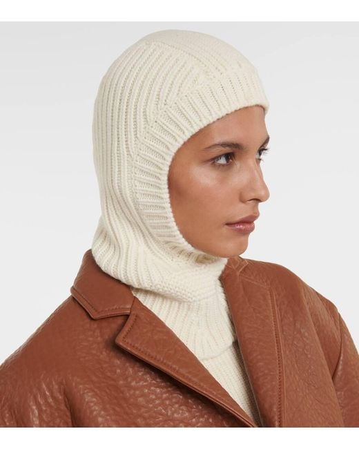 Miu Miu Natural Wool-Blend Ski Mask