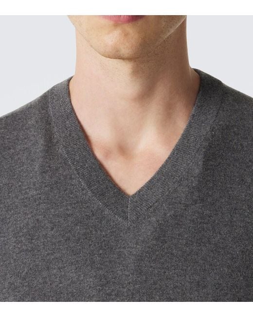 arch4 Gray Mr Harrison Cashmere Sweater for men