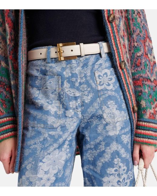 Etro Natural Leather Belt