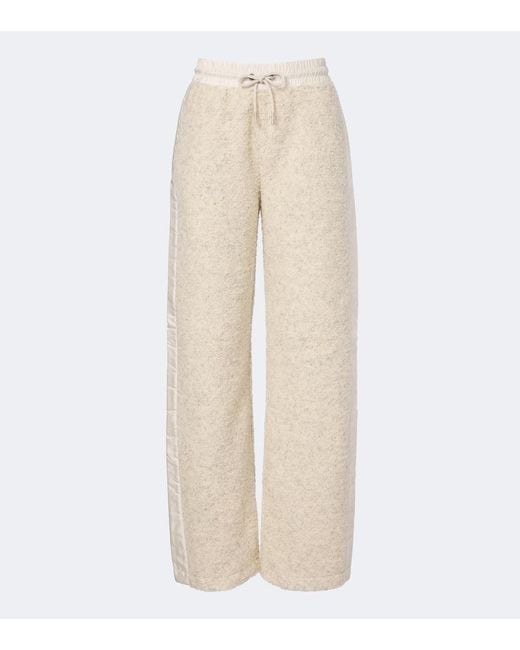 Moncler Natural Teddy Sweatpants