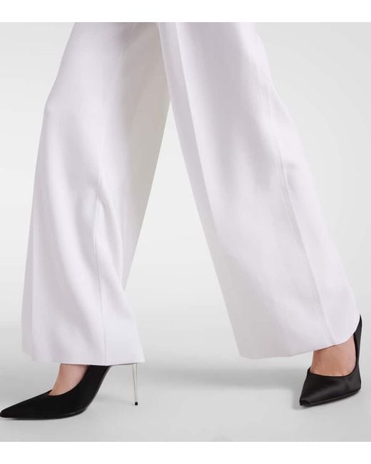 Norma Kamali White Jersey Jumpsuit