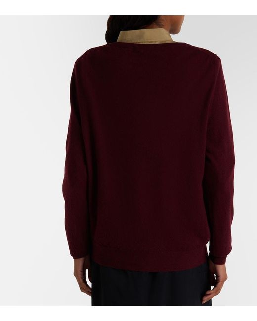Prada Red Cashmere Sweater