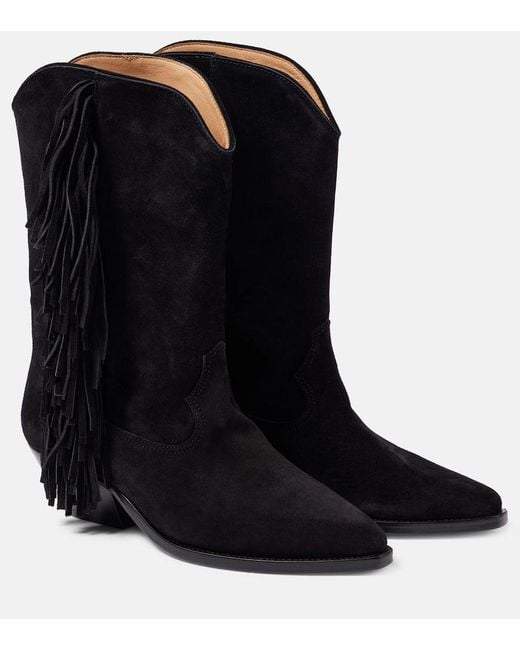 Stivali Texani Duerto di Isabel Marant in Black