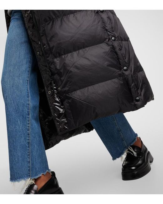 Yves Salomon Black Reversible Down Coat