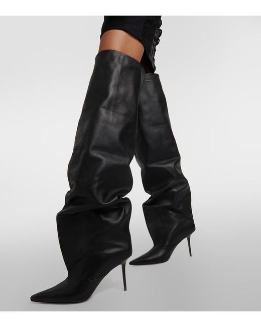 Jimmy Choo Blue Jean Paul Gaultier Cuff Over The Knee Boot 90