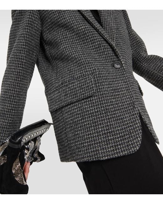 Isabel Marant Gray Jacke Charlyne Aus Wolle
